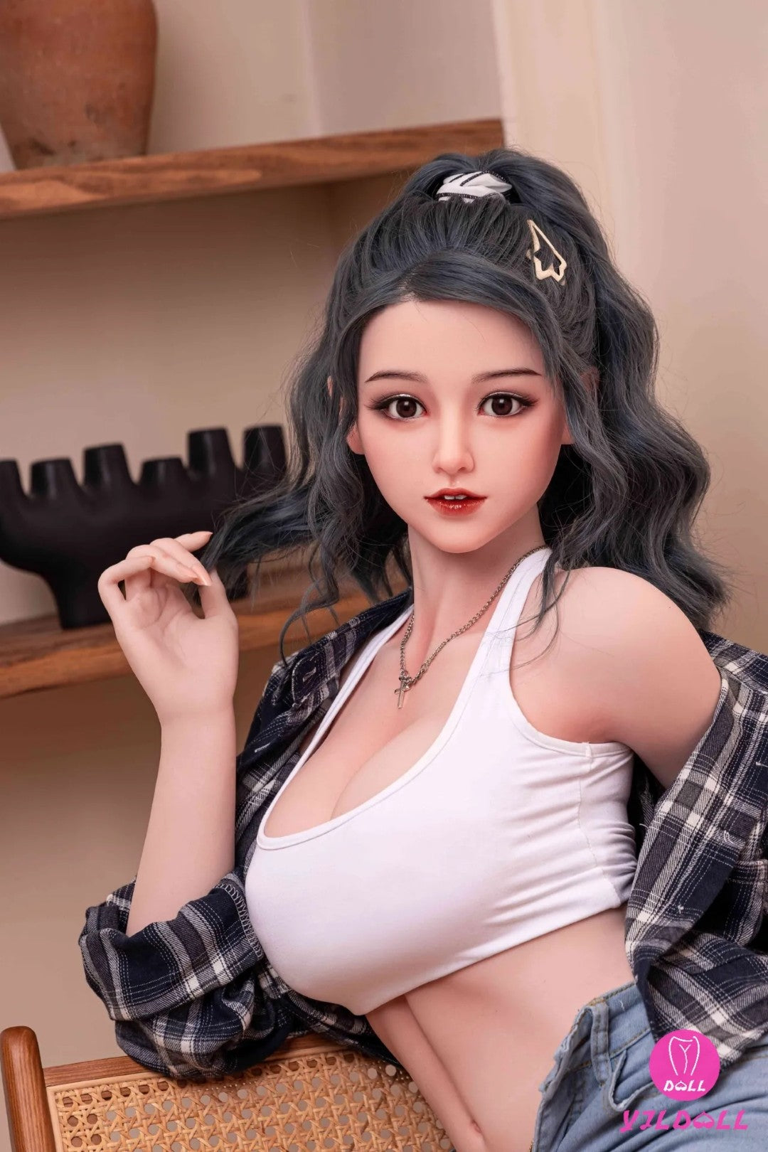 Harceler poupée sexuelle (YJL Doll 168cm E-Cup # 380 TPE + Silicone)