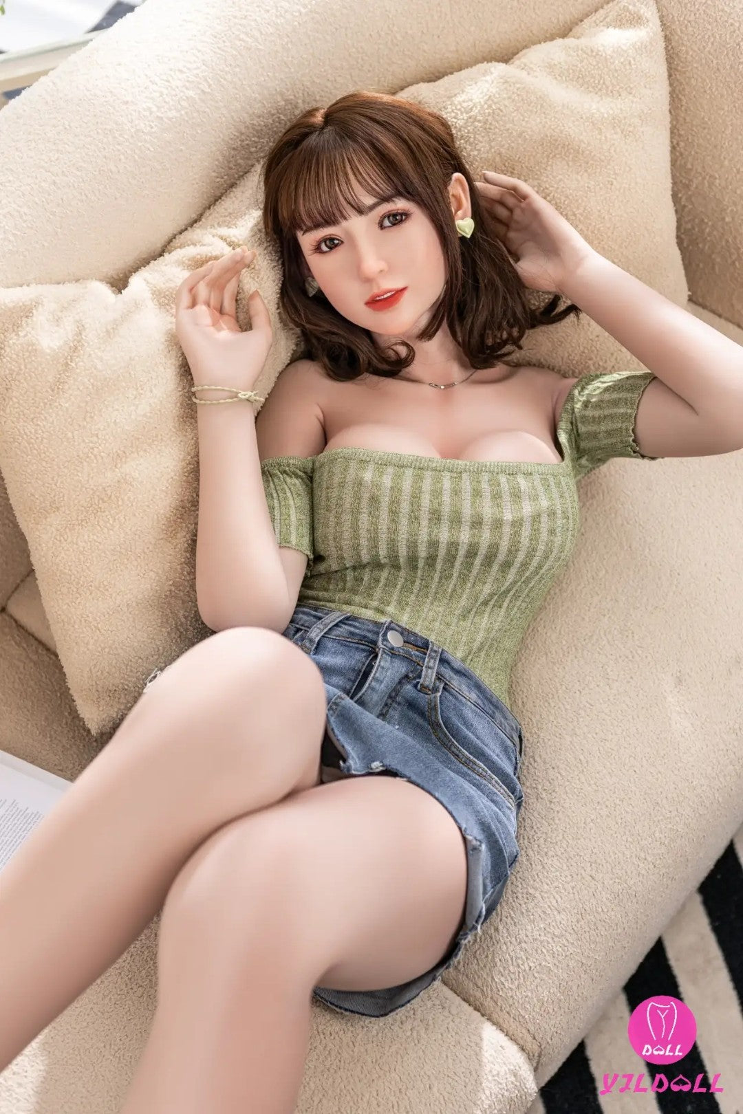 Aurore poupée sexuelle (YJL Doll 168cm E-Cup # 427 TPE + Silicone)