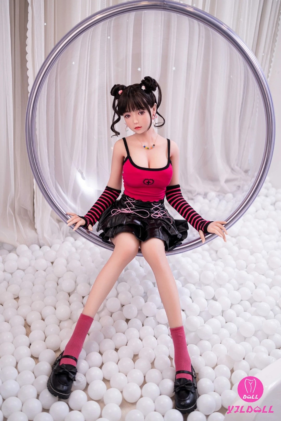 Aileen poupée sexuelle (YJL Doll 148 cm D-Cup # 386 TPE + Silicone)
