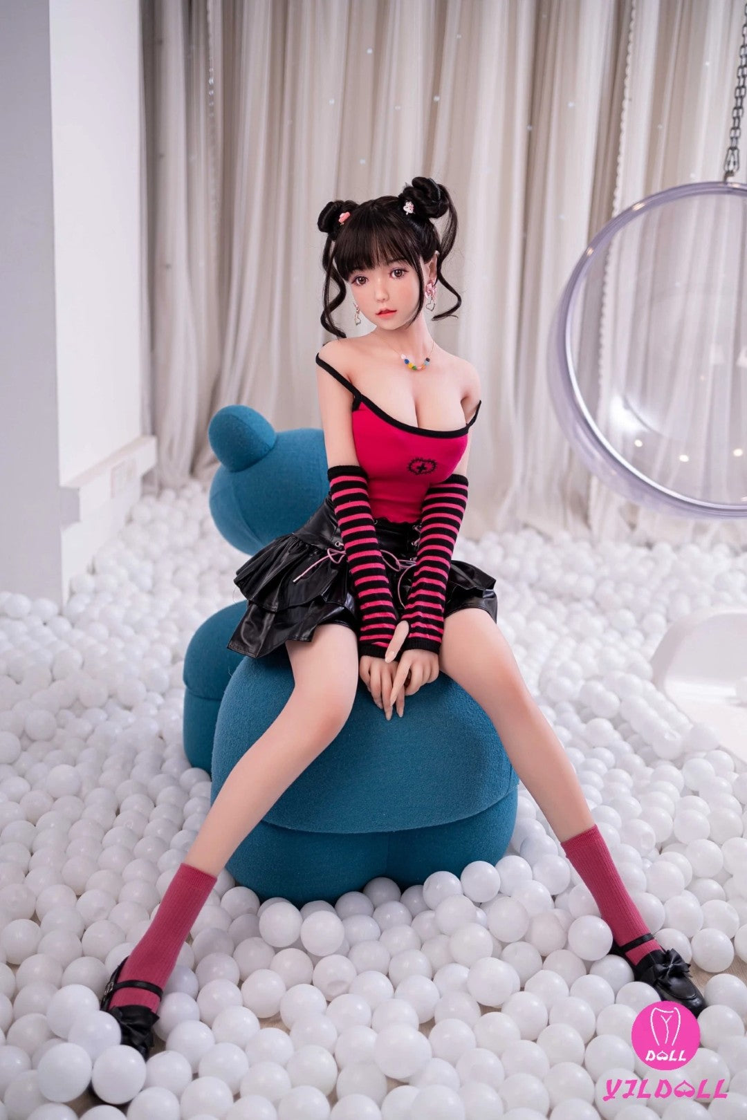 Aileen poupée sexuelle (YJL Doll 148 cm D-Cup # 386 TPE + Silicone)