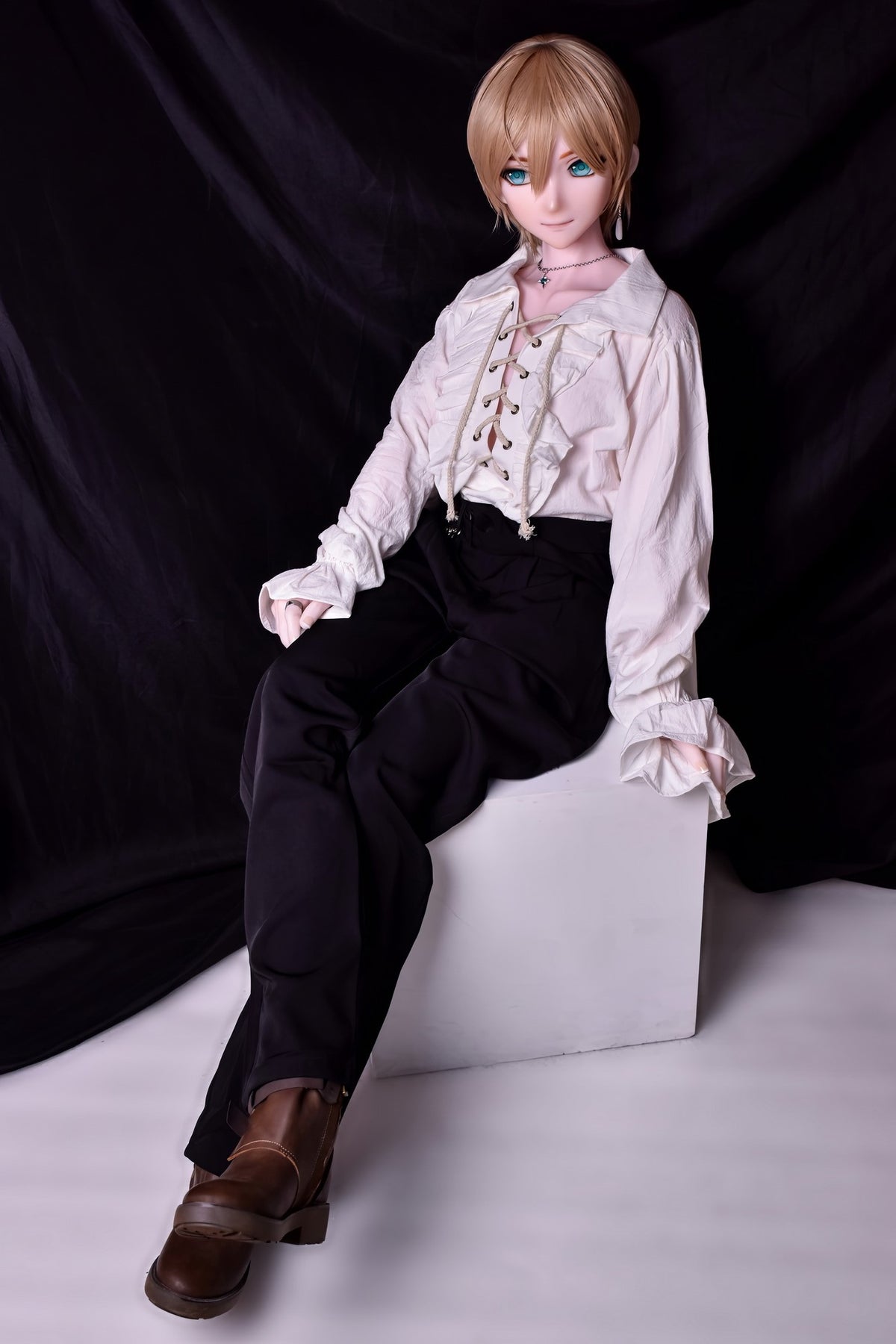 Link Mâle poupée sexuelle (Elsa Babe 153 cm (RAMD001 Silicone)