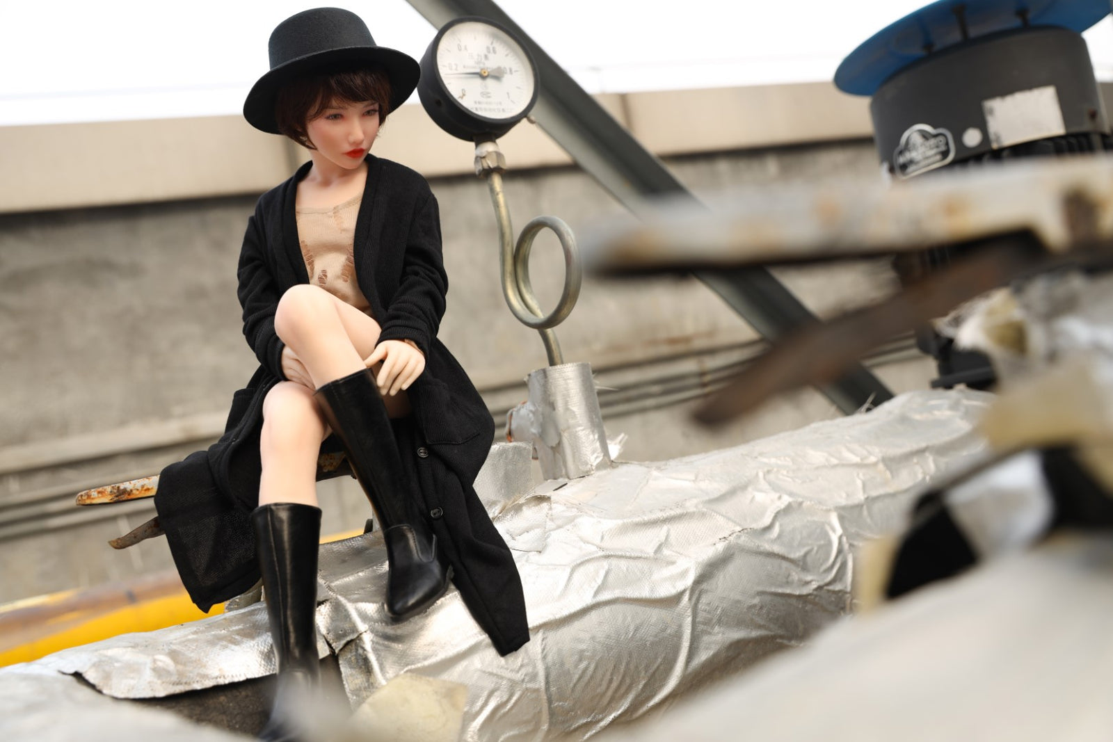 Réka poupée sexuelle (Climax Doll Mini bonnet B 60cm Silicone)