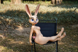 Lapin poupée sexuelle (Dolls Castle Silicone Cup C 120 cm)