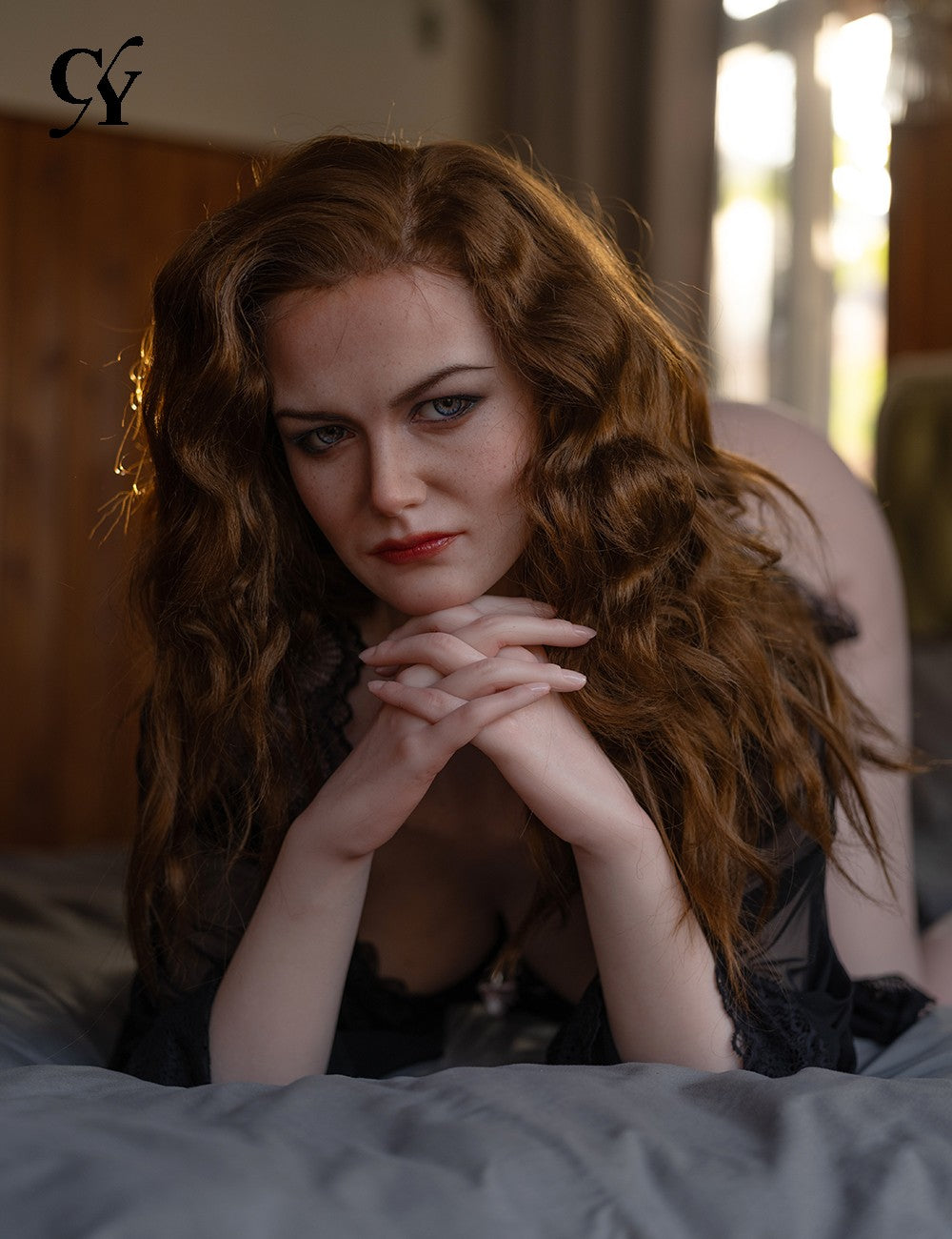 Rébecca poupée sexuelle (TOP CYDOLL 176 cm E-cup TPE+Silicone)