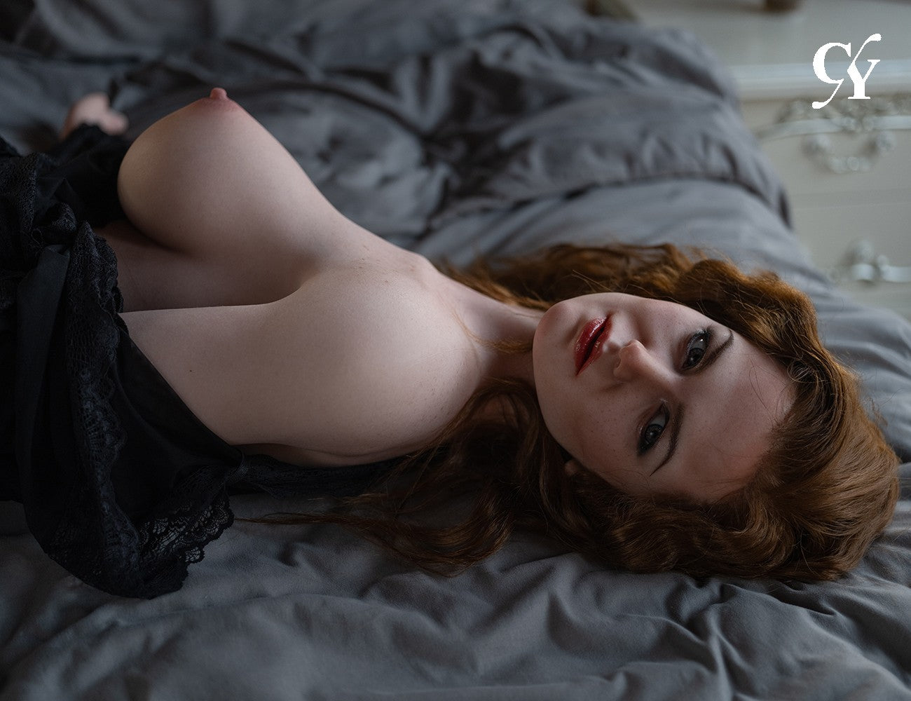 Rebecca poupée sexuelle (TOP CYDOLL 176cm E-Cup TPE + Silicone)