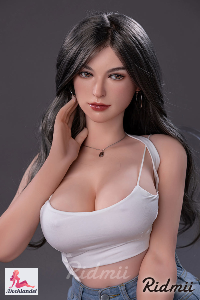 Karine poupée sexuelle (Ridmii Doll 163 cm bonnet D TPE+Silicone)