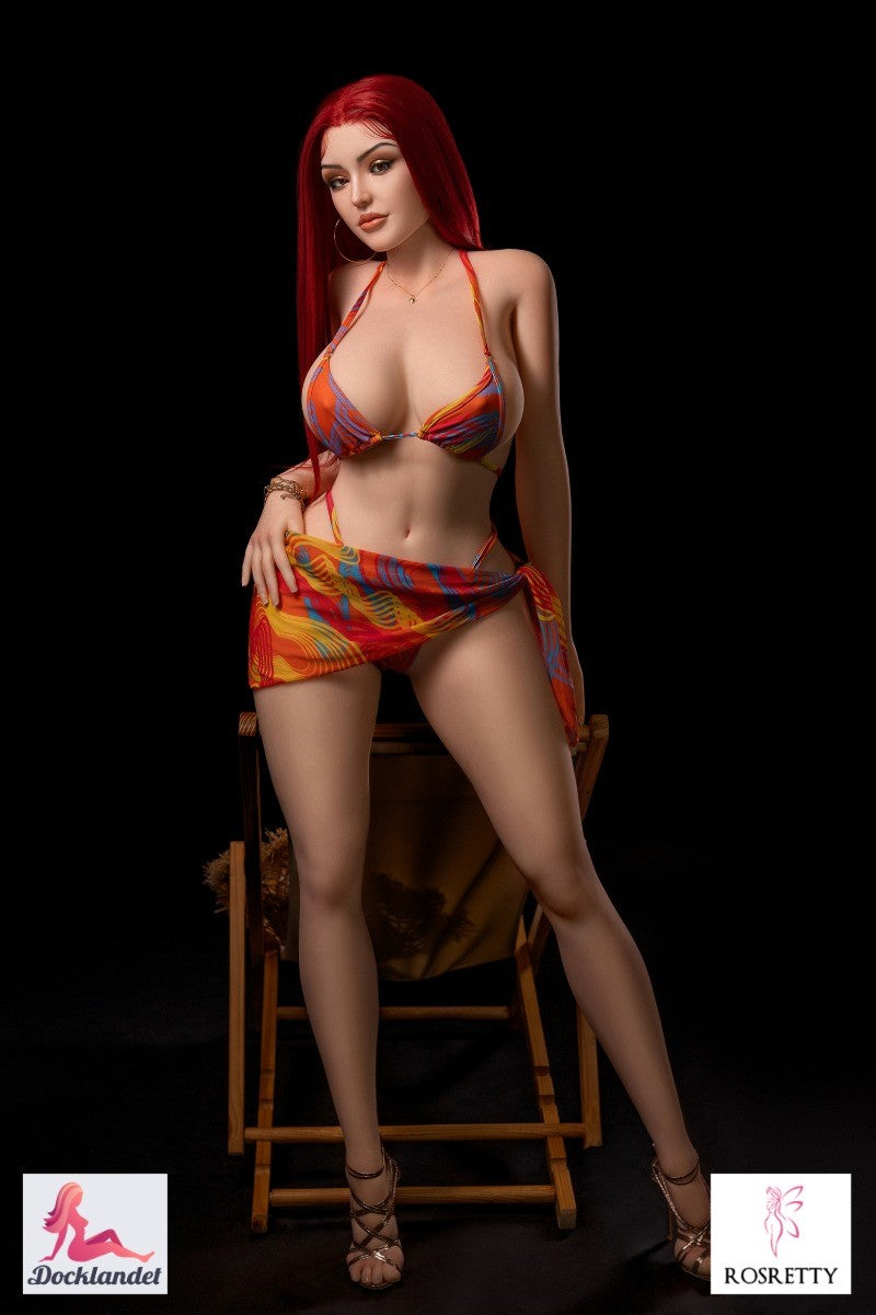 Hélène poupée sexuelle (Rosretty Doll Bonnet D 169 cm S3# TPE+Silicone)