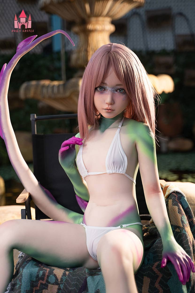 Ruoxi poupée sexuelle (Dolls Castle 132cm Bonnet A #S16 Silicone)