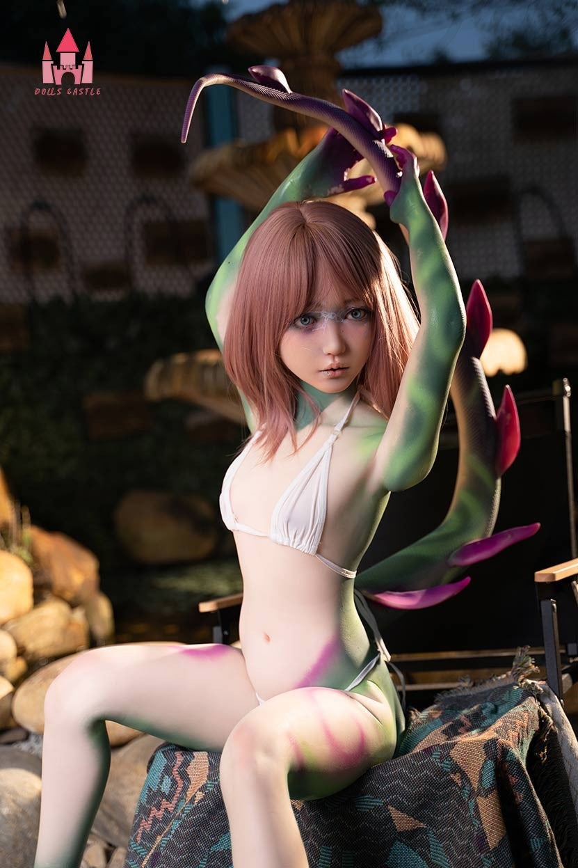 Ruoxi poupée sexuelle (Dolls Castle 132cm Bonnet A #S16 Silicone)