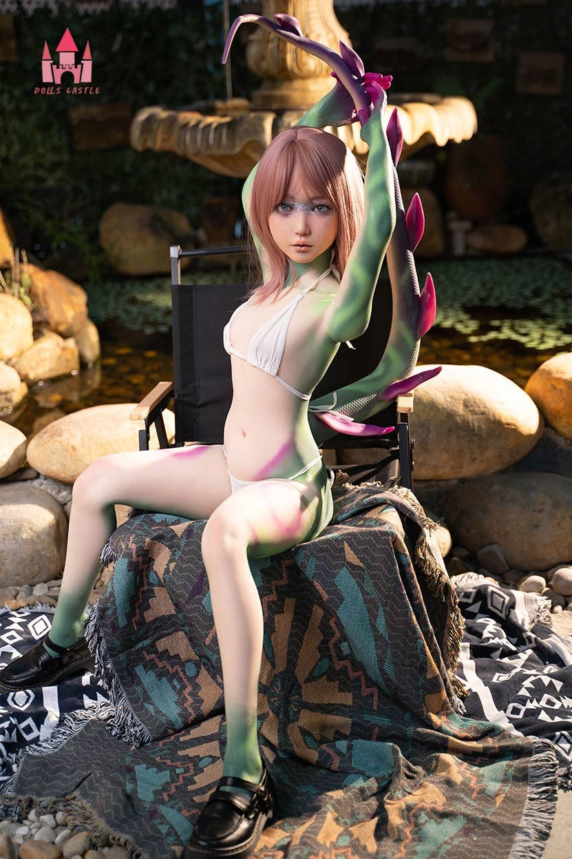 Ruoxi poupée sexuelle (Dolls Castle 132cm Bonnet A #S16 Silicone)