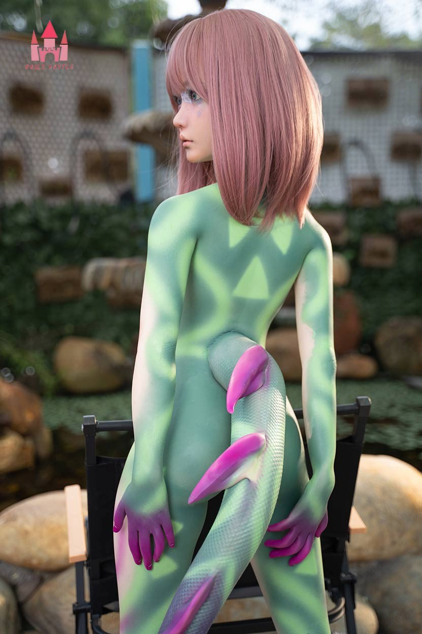 Ruoxi poupée sexuelle (Dolls Castle 132cm Bonnet A #S16 Silicone)