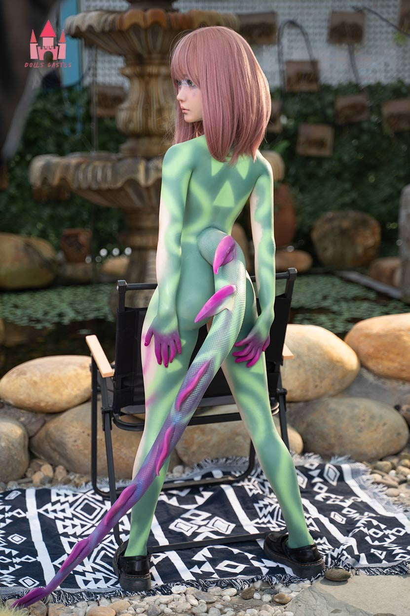 Ruoxi poupée sexuelle (Dolls Castle 132cm Bonnet A #S16 Silicone)