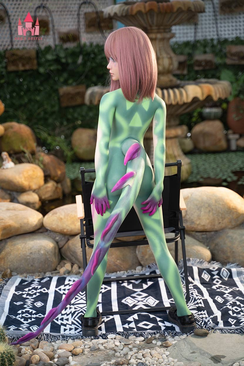 Ruoxi poupée sexuelle (Dolls Castle 132cm Bonnet A #S16 Silicone)