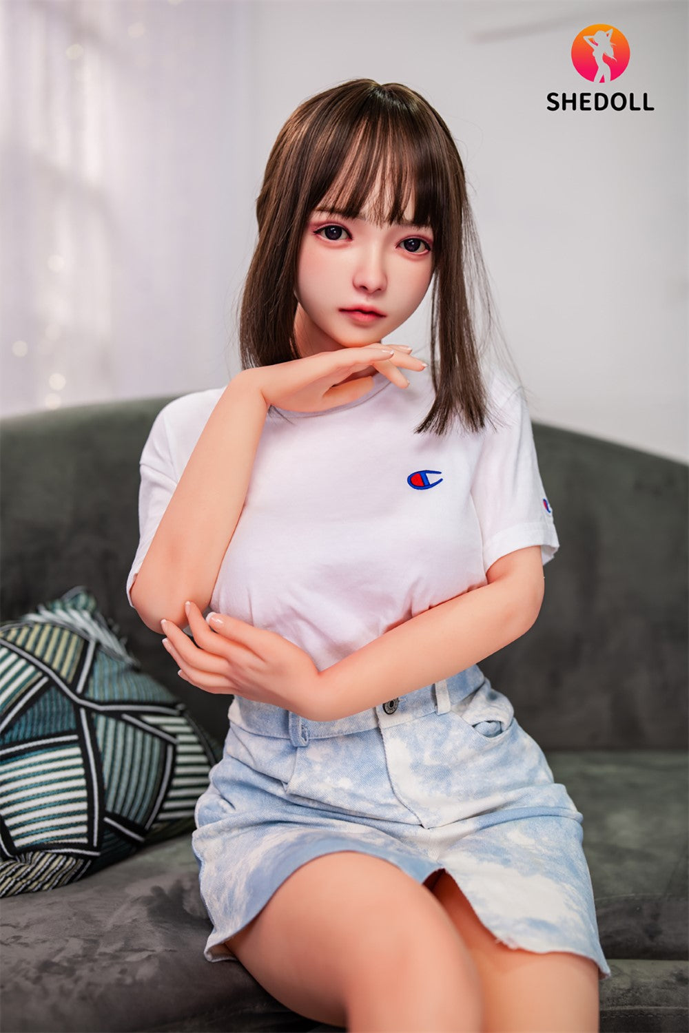 Roy poupée sexuelle (SHEDOLL Bonnet D 148 cm #SH001 TPE+Silicone)