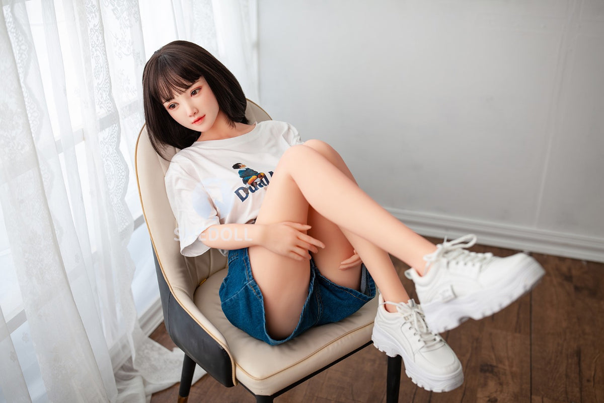Ensoleillé poupée sexuelle (SHEDOLL Bonnet D 148 cm #SH002 TPE+Silicone)