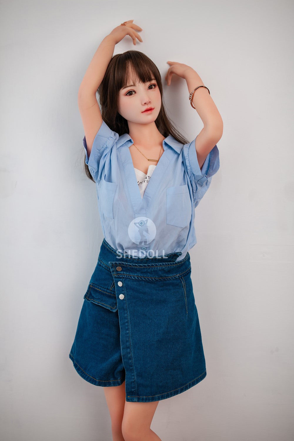 Ensoleillé poupée sexuelle (SHEDOLL Bonnet D 148 cm #SH002 TPE+Silicone)