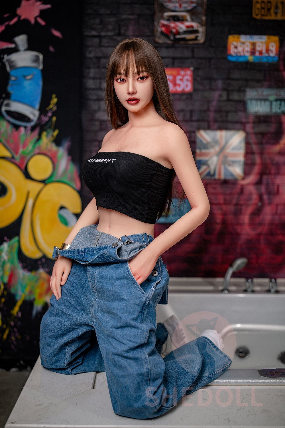 Béryl poupée sexuelle (SHEDOLL Bonnet C 158 cm #SH004 TPE+Silicone)