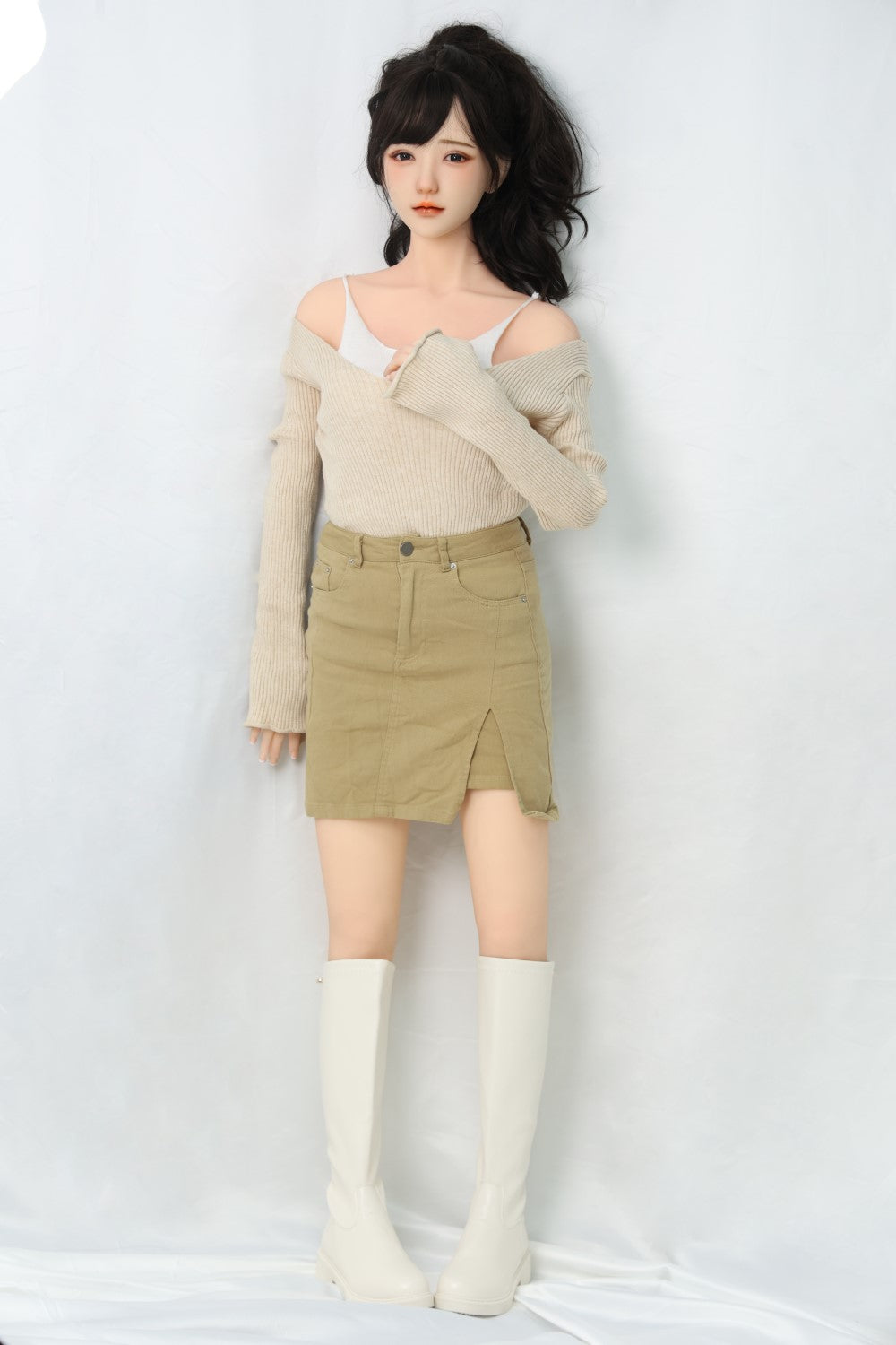 Charlene poupée sexuelle (SHEDOLL 158cm C-Cup # SH017 TPE + Silicone)