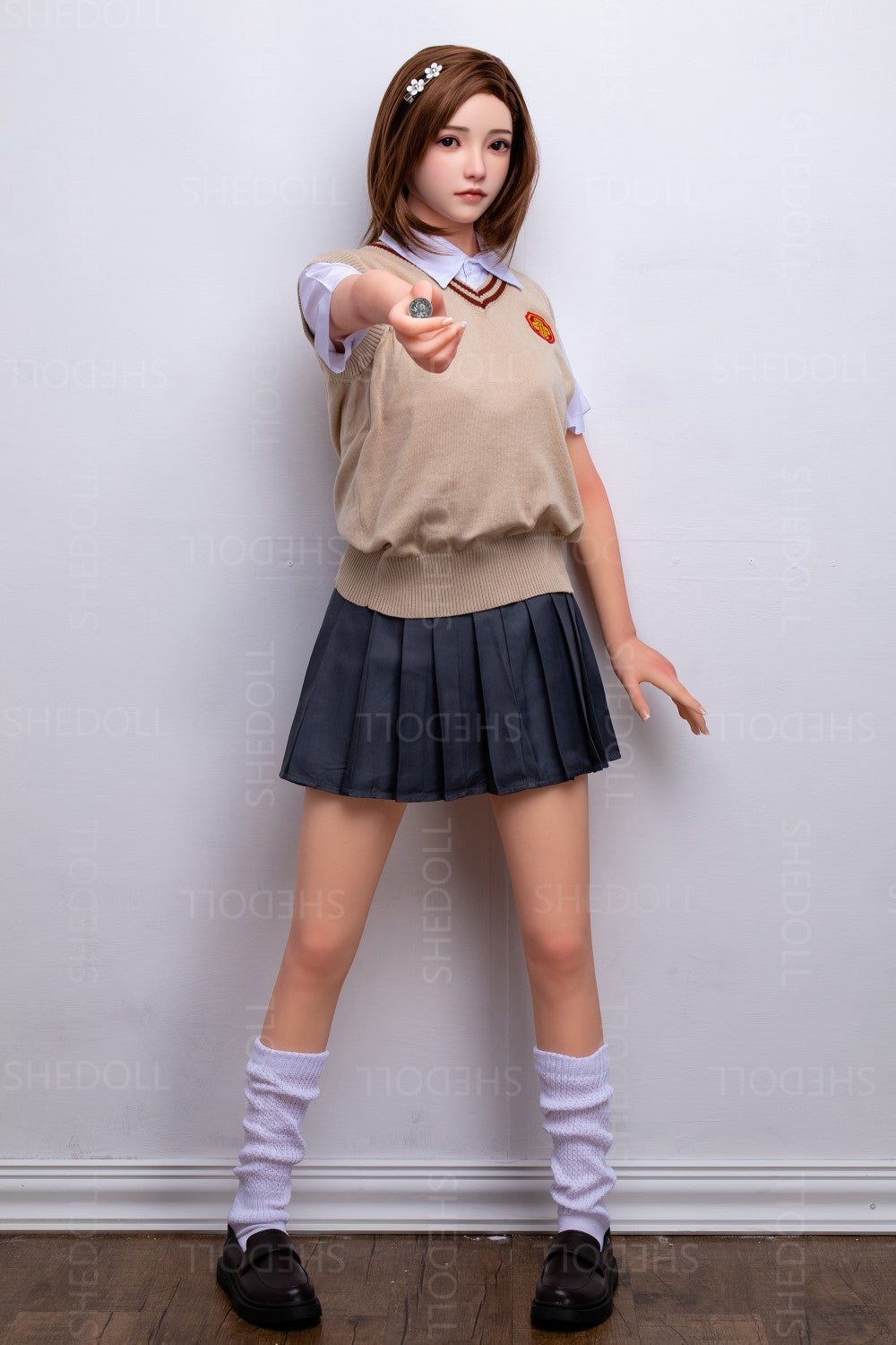 Rose poupée sexuelle (SHEDOLL Bonnet C 158 cm #SH022 TPE+Silicone)