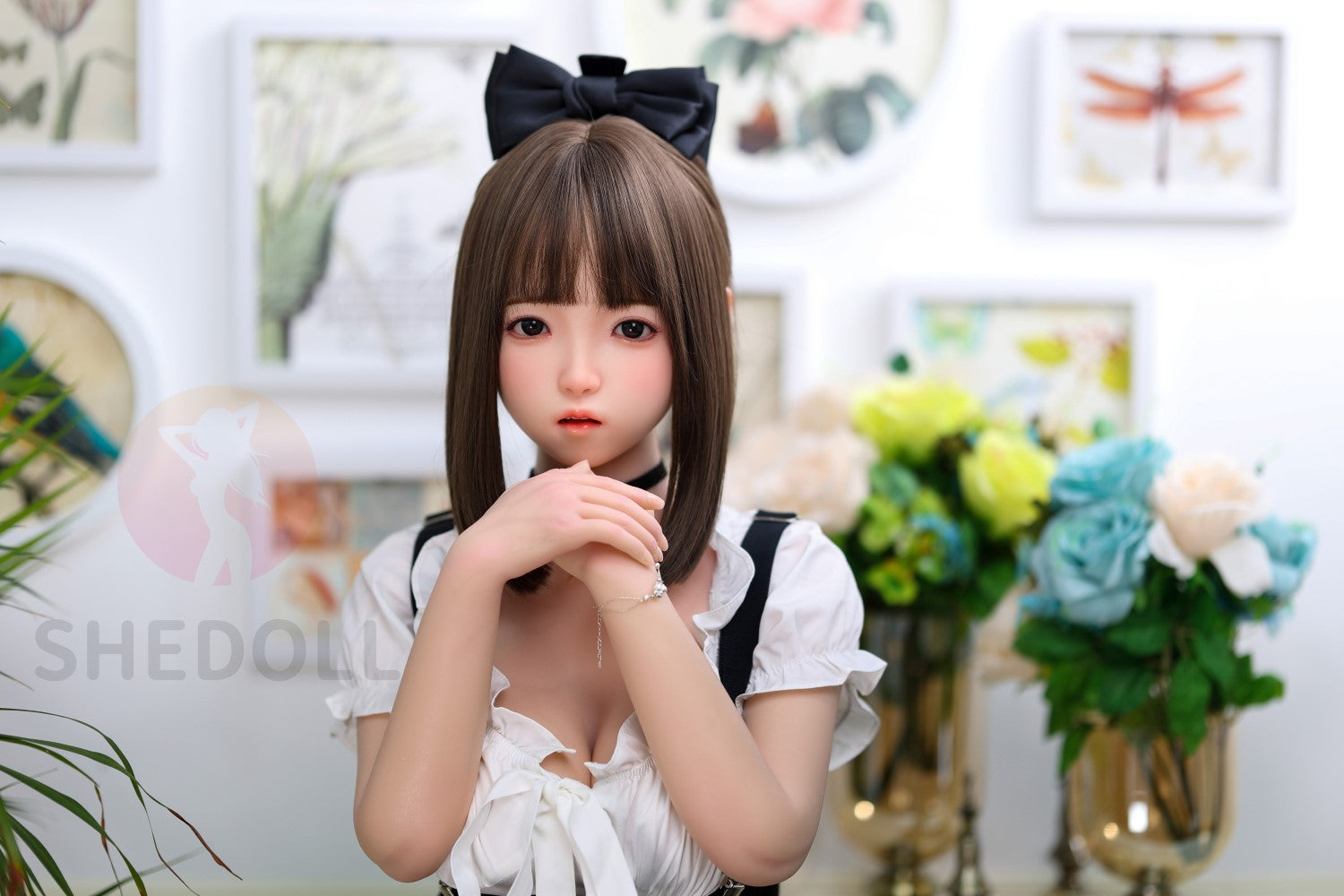 Bonbons poupée sexuelle (SHEDOLL Bonnet D 148 cm #SH029 TPE+Silicone)