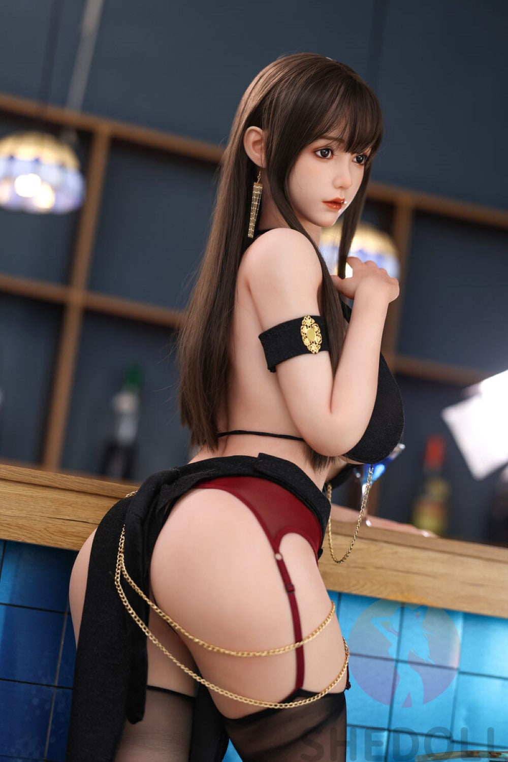 Cheryl poupée sexuelle (SHEDOLL Bonnet H 163 cm #SH033 TPE+Silicone)