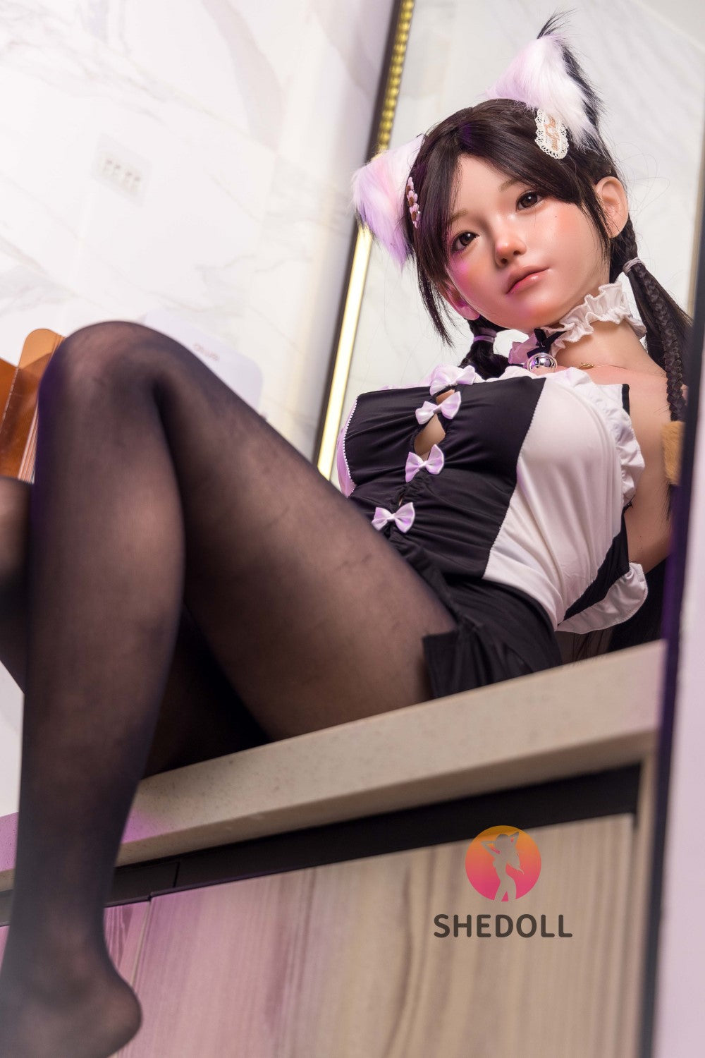 Sylvie poupée sexuelle (SHEDOLL Bonnet D 148 cm #SH048 Silicone)