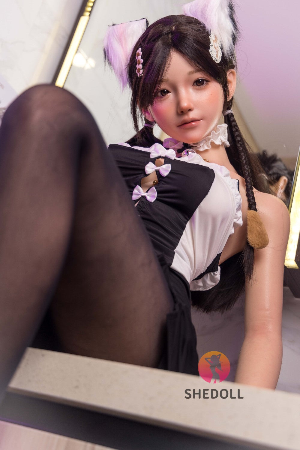 Sylvie poupée sexuelle (SHEDOLL Bonnet D 148 cm #SH048 Silicone)