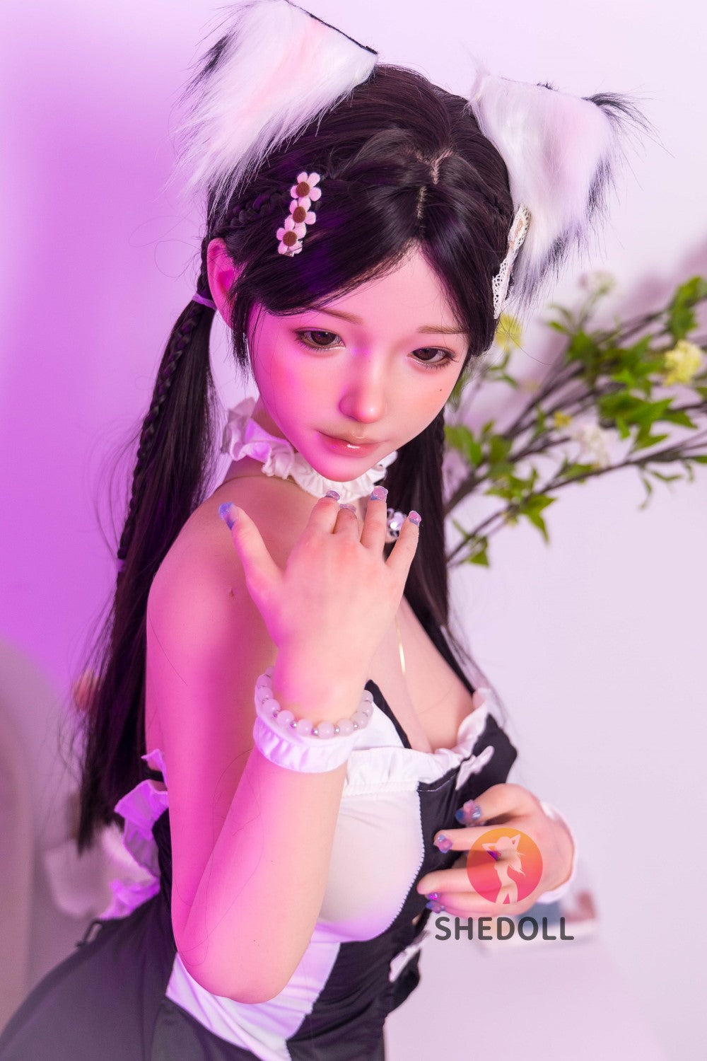 Sylvie poupée sexuelle (SHEDOLL Bonnet D 148 cm #SH048 Silicone)