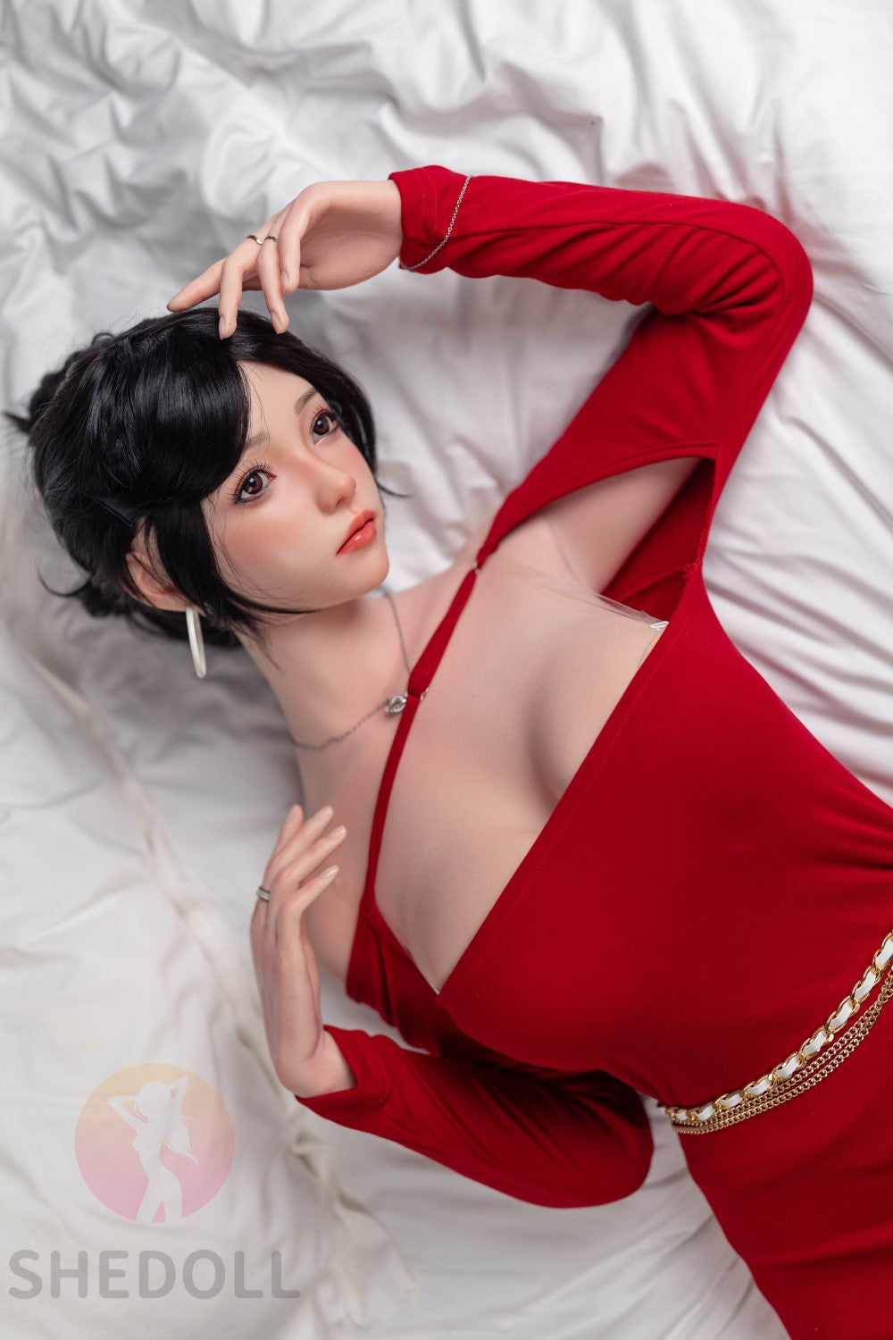 Rose poupée sexuelle (SHEDOLL 165 cm E-Cup #SH051 2.0 Silicone)
