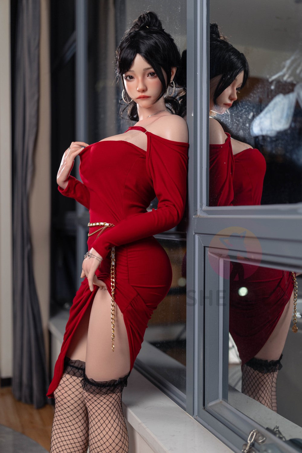 Rose poupée sexuelle (SHEDOLL 165 cm E-Cup #SH051 2.0 Silicone)