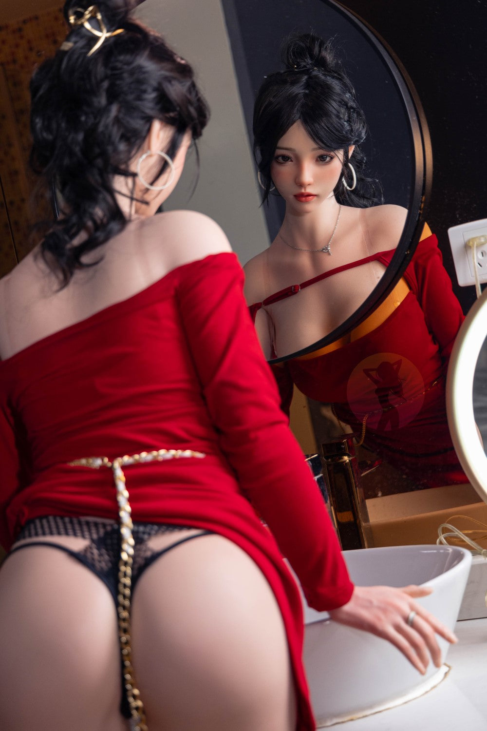 Rose poupée sexuelle (SHEDOLL 165 cm E-Cup #SH051 2.0 Silicone)