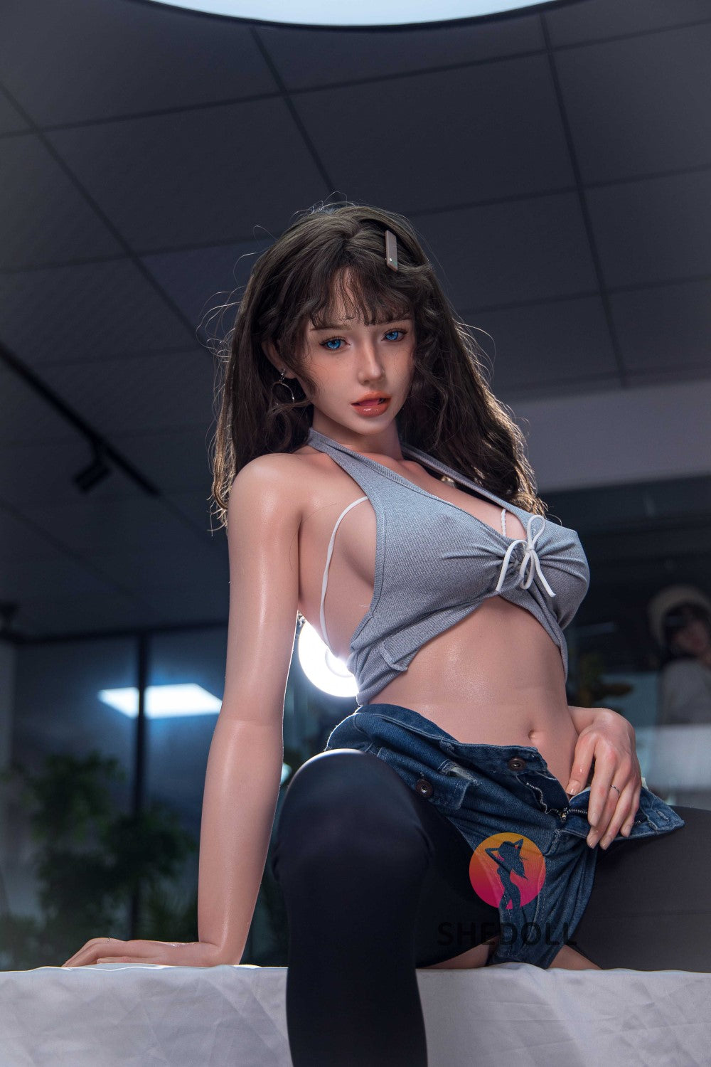 Tasha poupée sexuelle (SHEDOLL 165 cm e-tobe # SH052 Silicone)