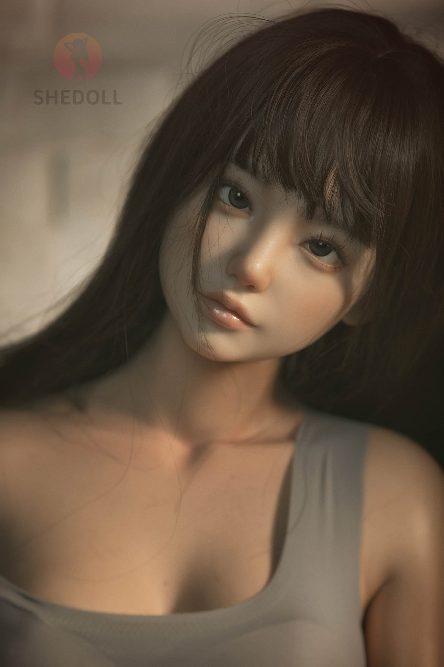 Kaéna poupée sexuelle (SHEDOLL Bonnet C 158 cm #SH059 Silicone)