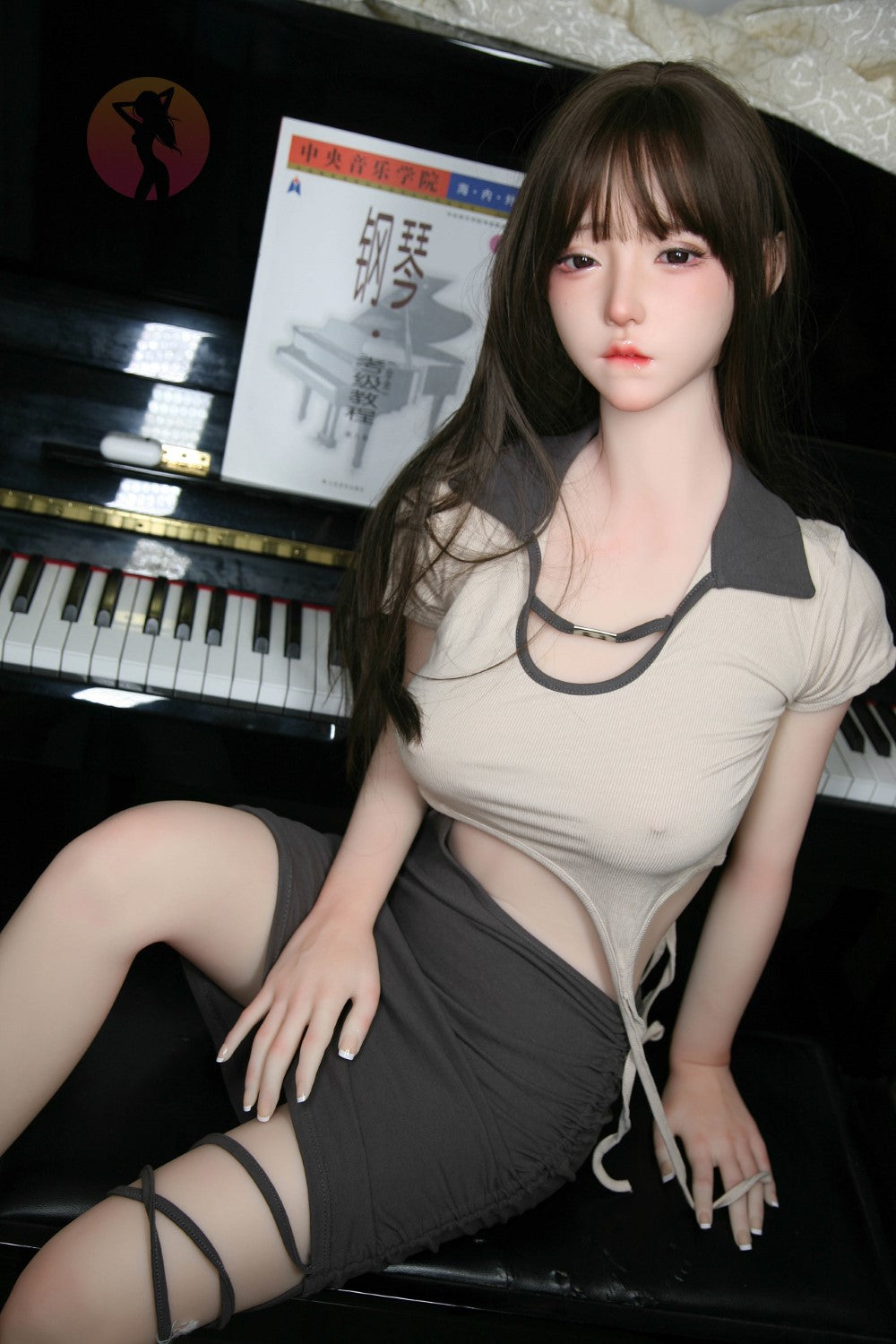 Chole poupée sexuelle (SHEDOLL 158cm C-Cup # SH070 TPE + Silicone)