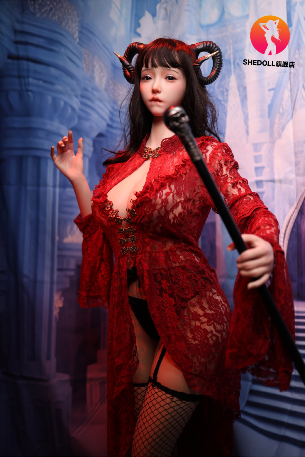 Chole poupée sexuelle (SHEDOLL 163 cm H-Cup #SH071 Silicone)