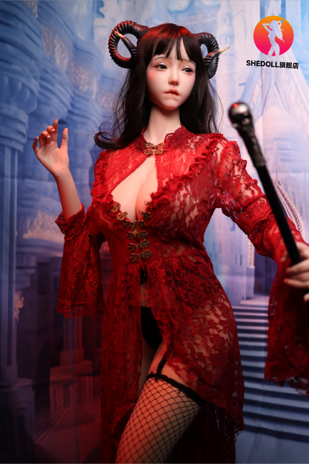 Chole poupée sexuelle (SHEDOLL 163 cm H-Cup #SH071 Silicone)