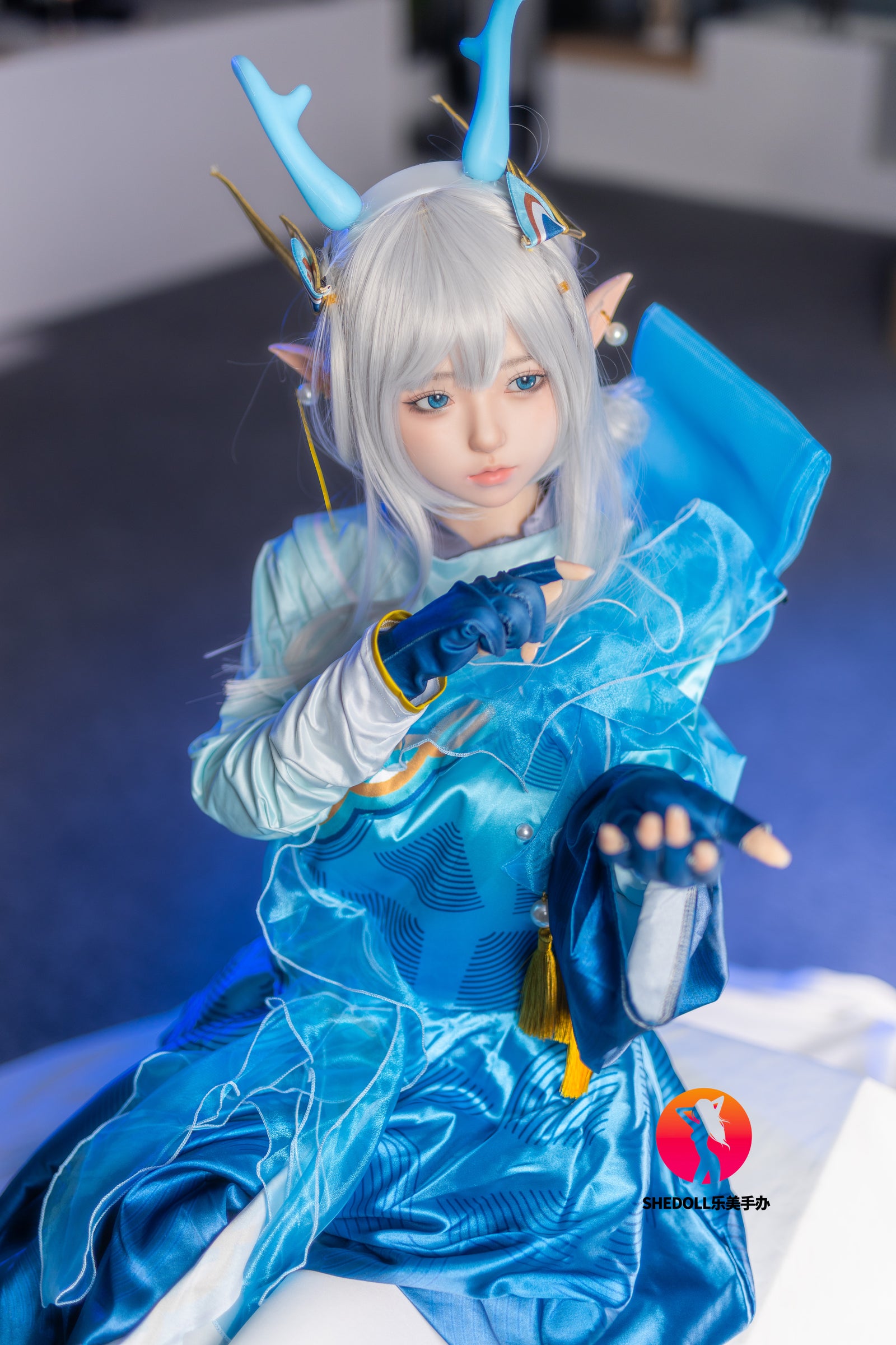 Aileen poupée sexuelle (SHEDOLL Bonnet D 148 cm #SH087 2.0 Silicone)