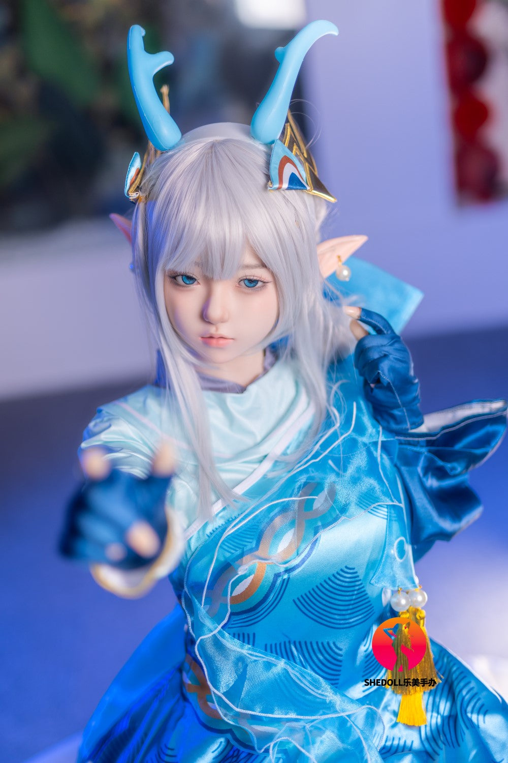 Aileen poupée sexuelle (SHEDOLL Bonnet D 148 cm #SH087 2.0 Silicone)