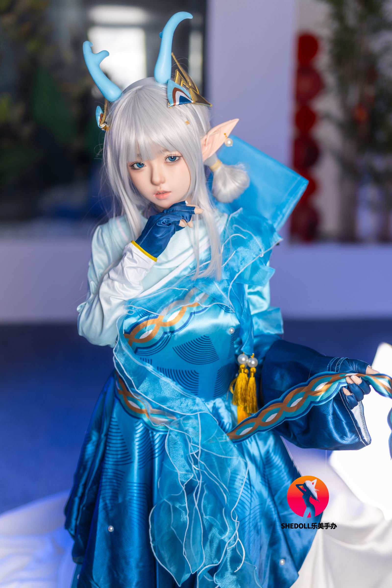 Aileen poupée sexuelle (SHEDOLL Bonnet D 148 cm #SH087 2.0 Silicone)