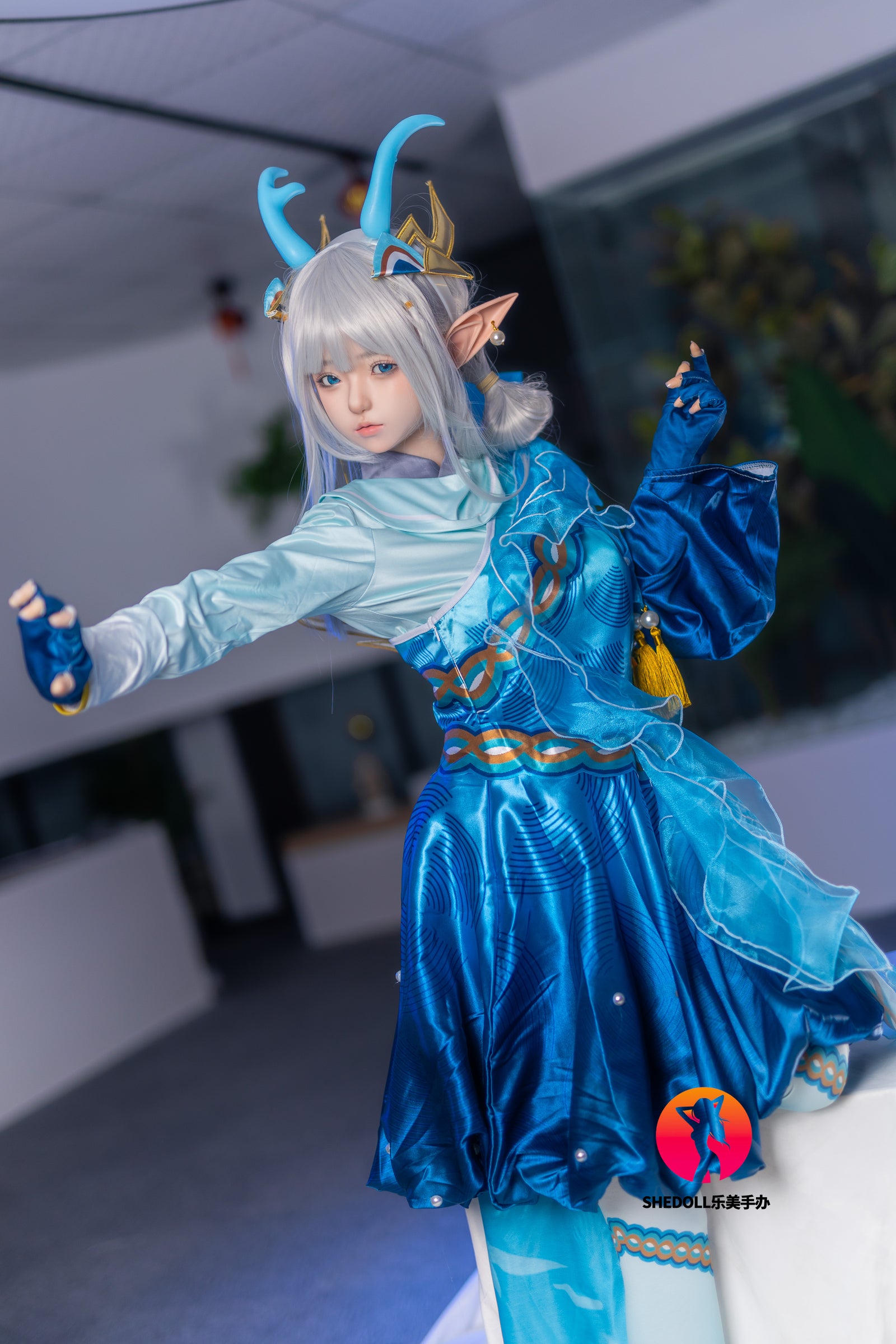 Aileen poupée sexuelle (SHEDOLL Bonnet D 148 cm #SH087 2.0 Silicone)