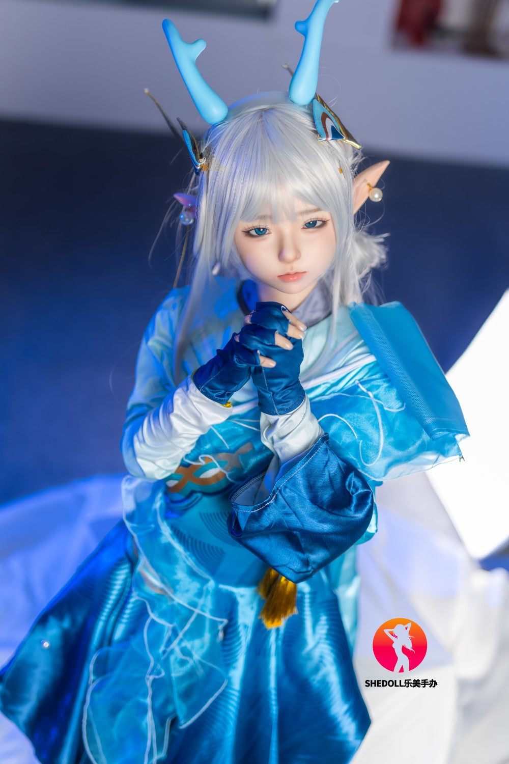 Aileen poupée sexuelle (SHEDOLL Bonnet D 148 cm #SH087 2.0 Silicone)