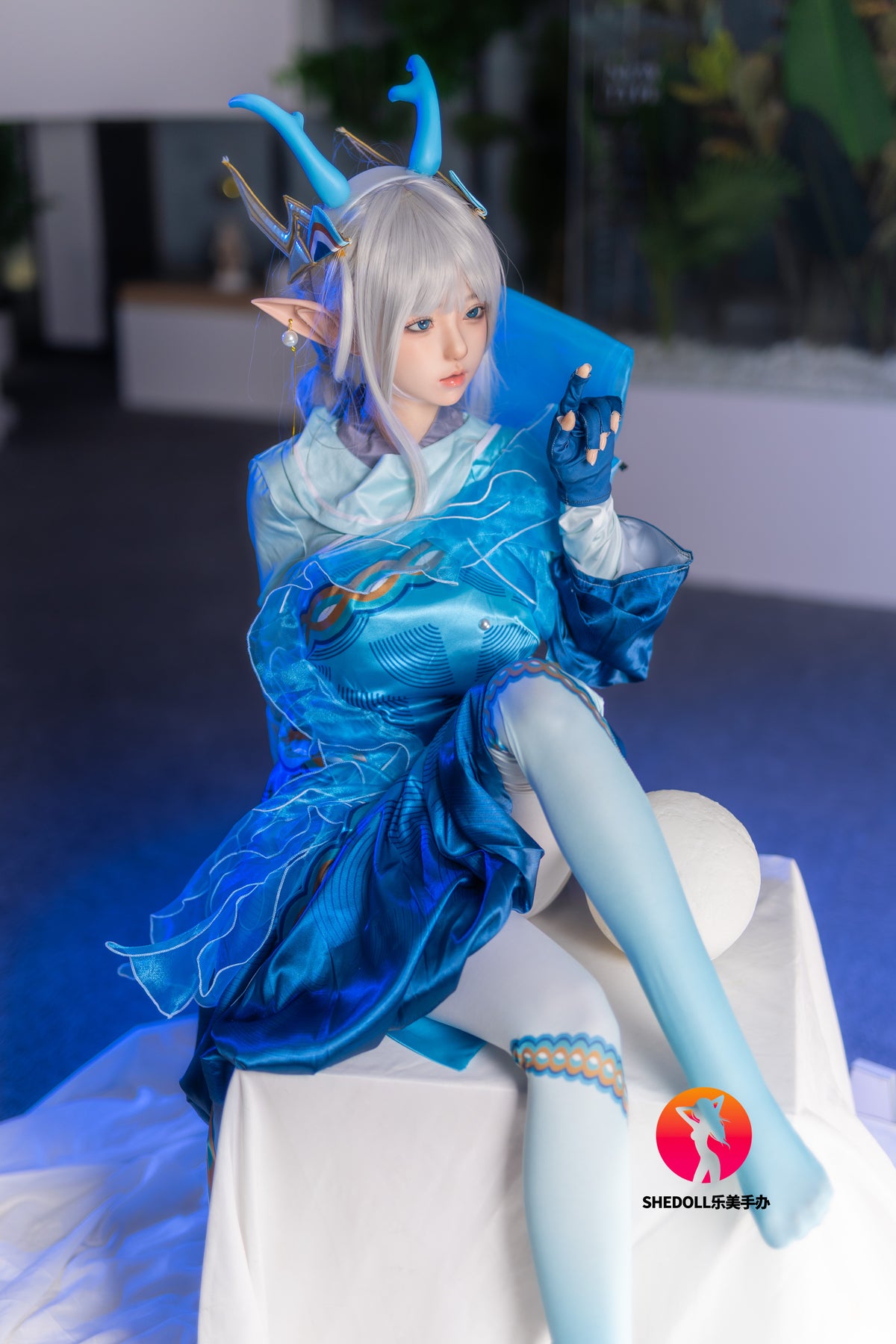 Aileen poupée sexuelle (SHEDOLL Bonnet D 148 cm #SH087 2.0 Silicone)