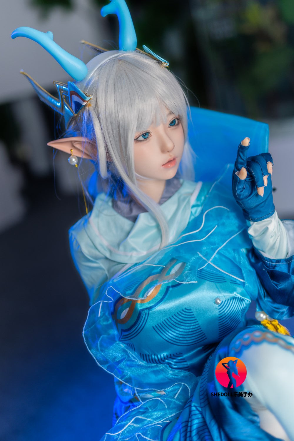 Aileen poupée sexuelle (SHEDOLL Bonnet D 148 cm #SH087 2.0 Silicone)