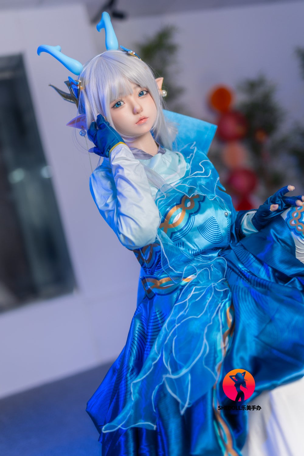 Aileen poupée sexuelle (SHEDOLL Bonnet D 148 cm #SH087 2.0 Silicone)