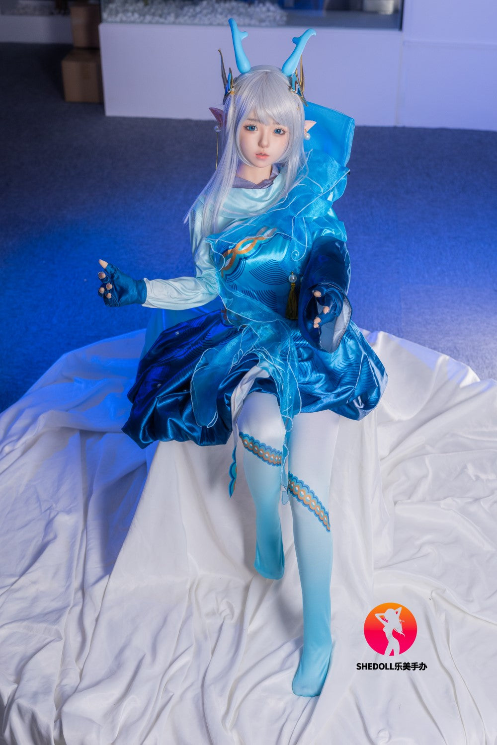 Aileen poupée sexuelle (SHEDOLL Bonnet D 148 cm #SH087 2.0 Silicone)