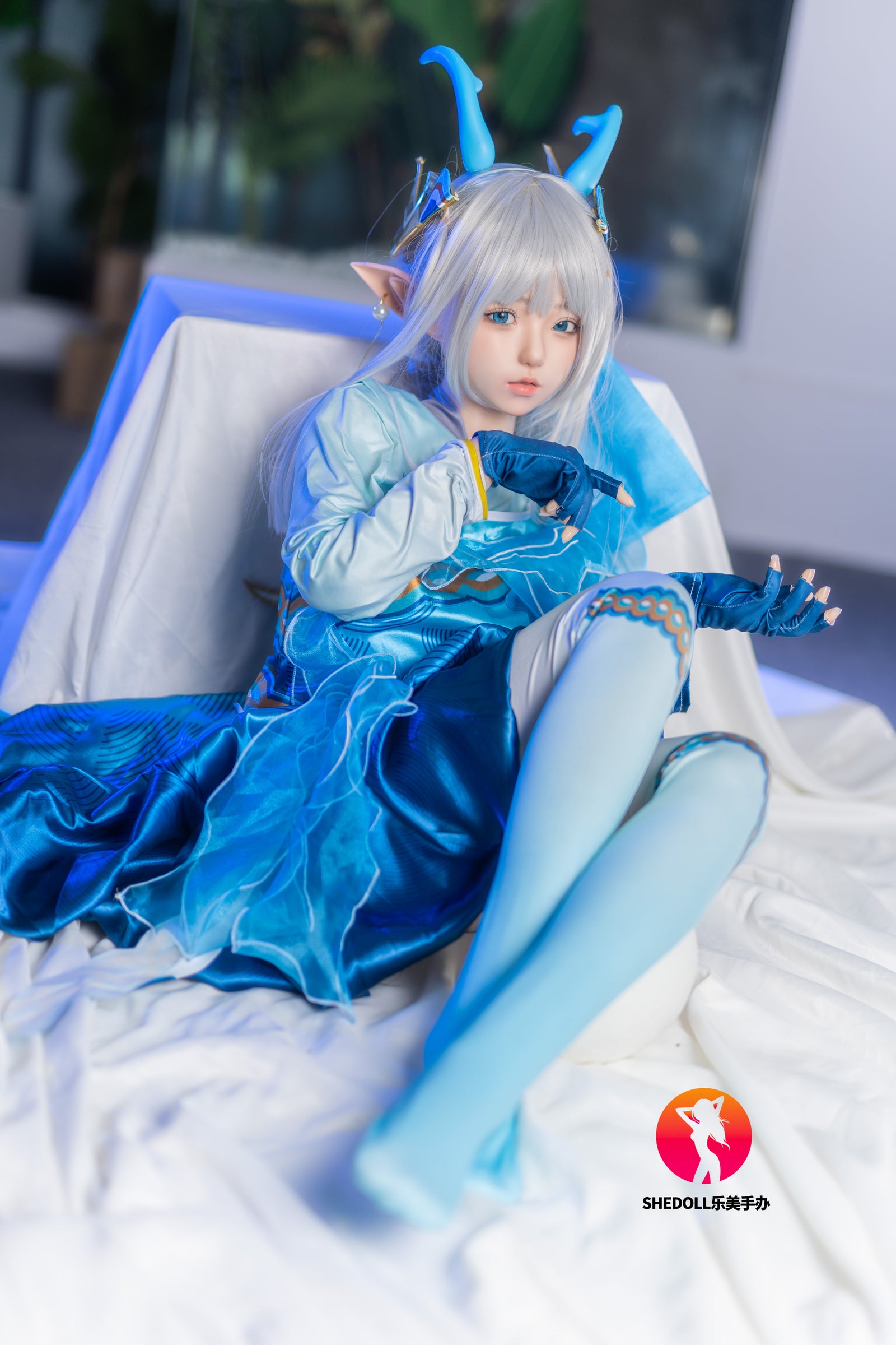 Aileen poupée sexuelle (SHEDOLL Bonnet D 148 cm #SH087 2.0 Silicone)