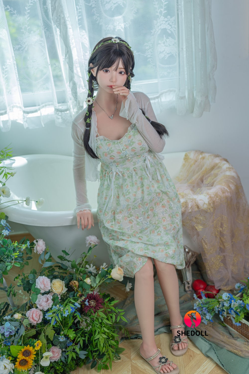 Citron vert poupée sexuelle (SHEDOLL Bonnet C 158 cm #SH100 2.0 Silicone)