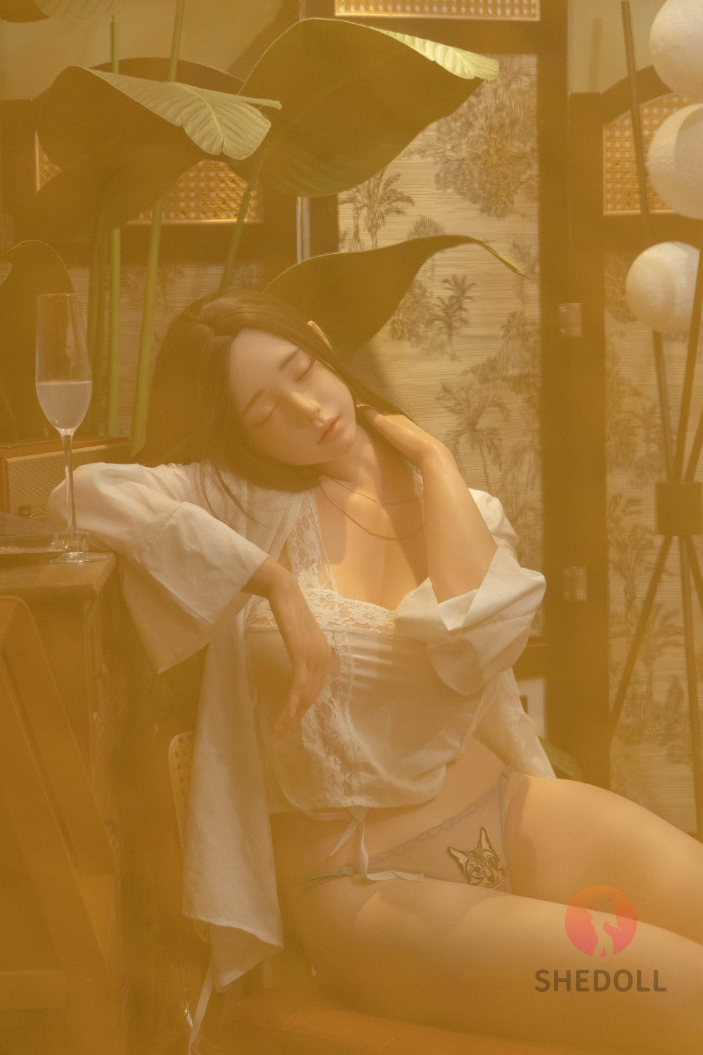 Cheryl endormie poupée sexuelle (SHEDOLL 165 cm E-Cup #SH101 2.0 Silicone)