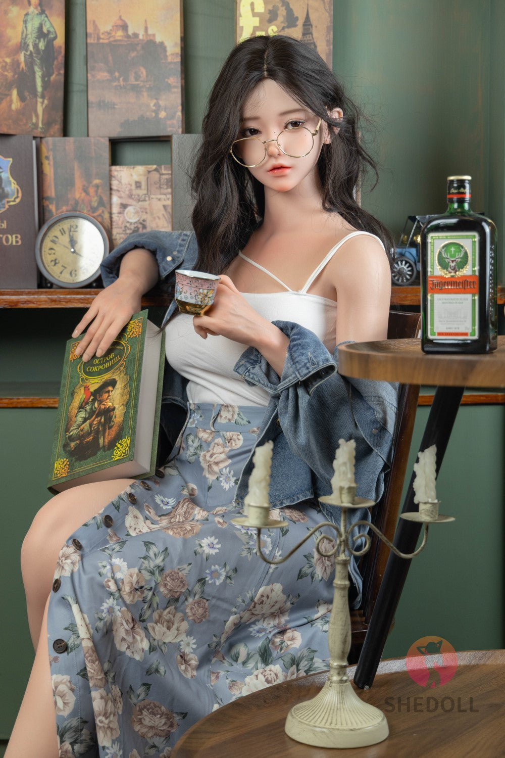 Jasmin poupée sexuelle (SHEDOLL 165 cm (E-Cup #SH102 2.0 Silicone)