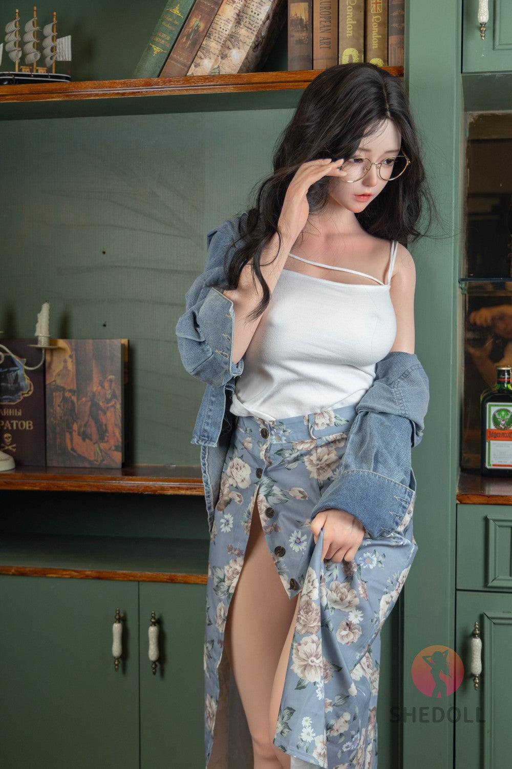 Jasmin poupée sexuelle (SHEDOLL 165 cm (E-Cup #SH102 2.0 Silicone)